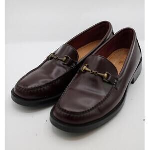Bass Weejuns Yale Brown Leather Loafers Women's size 8.5M